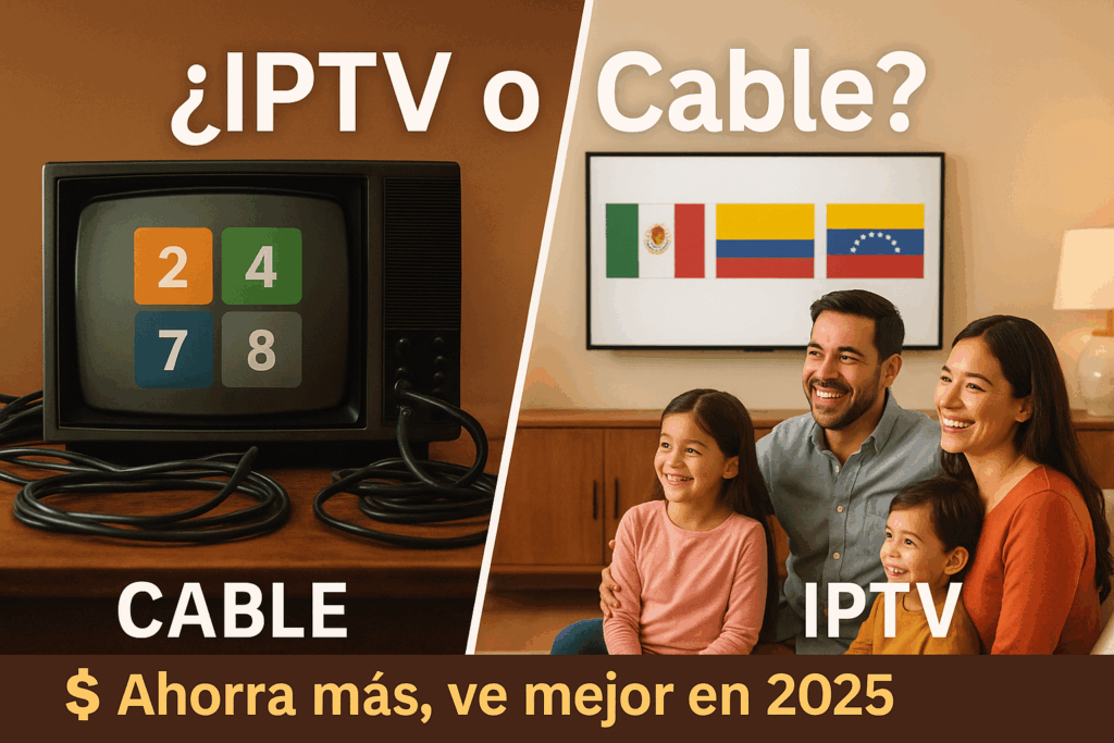 IPTV Latino vs. Cable en EE.UU. 2025 – ¿Cuál es mejor?